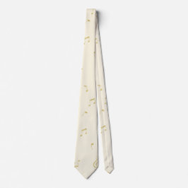 Cream Gold Musiknoter Slips