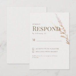 Cream Guld Boho Text Bröllop OSA