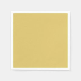Cream Guld Solid Färg Pappersservett