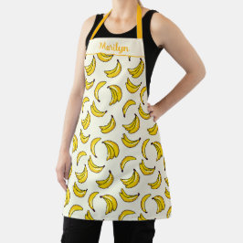 Cream Gult Banana Fruit Design Whimsical Kitchen