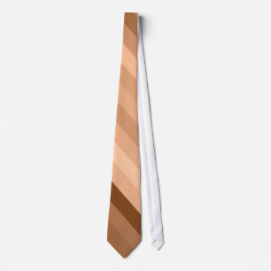 Cream, kaffe, Brown Färg Retro Rand - Tie Slips