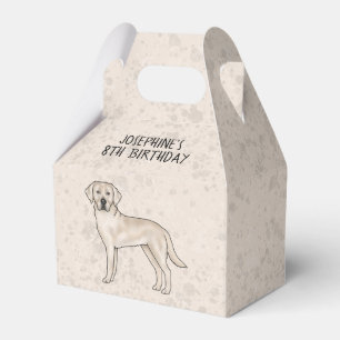 Cream Labrador Retriever Hund Anpassad Barns Födel Presentaskar
