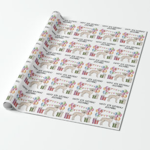 Cream Labrador Retriever Lab Hund Födelsedag Presentpapper