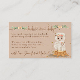 Cream Lamb Sheep New Mamma Bokar för Baby Tilläggskort