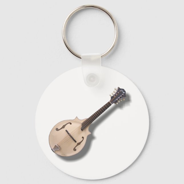 CREAM MANDOLIN-KEYCHAIN NYCKELRING (Framsida)