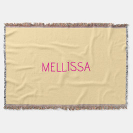 Cream minimalist custom name  filt
