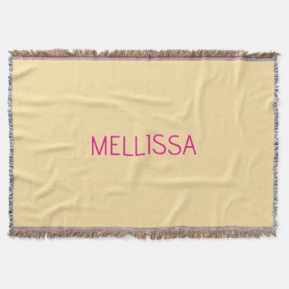 Cream minimalist custom name  filt