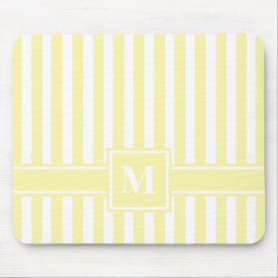 Cream Modern Rand med Monogram Musmatta