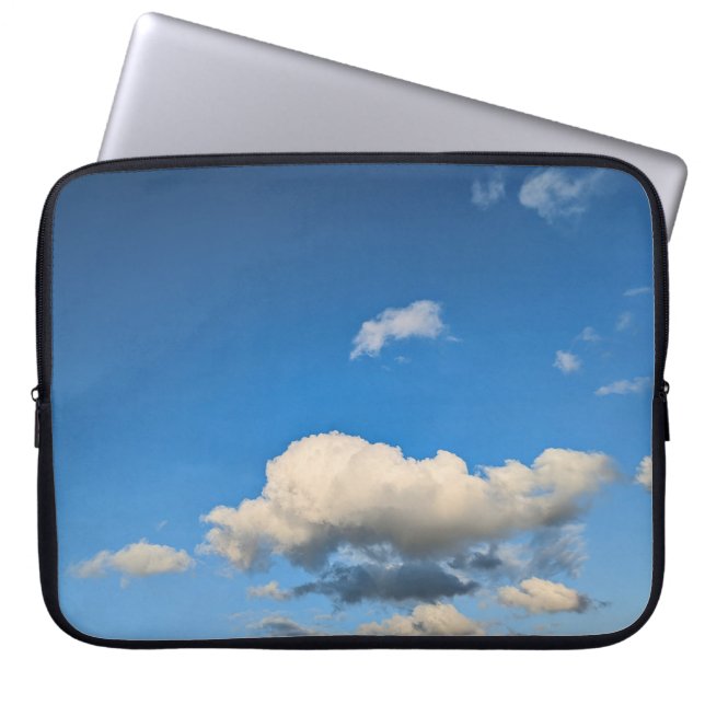 Cream-moln Laptop Fodral (Framsidan)