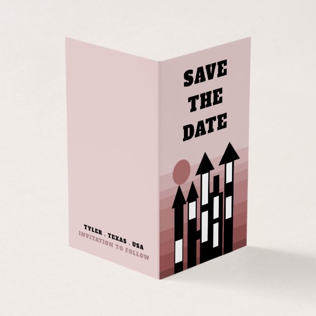 Cream Oriental Palace, fotospara datumkortet Visitkort (Utsida)