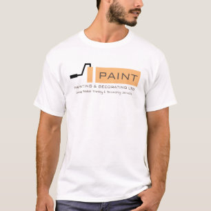 Cream Paint Roller, Painter & Decorator Advert T Shirt