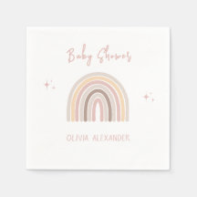 Cream Pastel Simple Minimalist Baby Shower