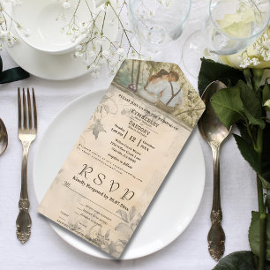Cream Photo med minimal botanisk Elegant-Vintage