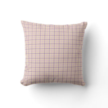 Cream Purple Plaid Classic Pattern Retro