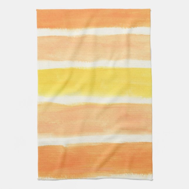 Cream Sickle Rand Kökshandduk (Vertikal)