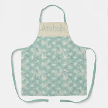 Cream Snöflingor på Grönten Mint