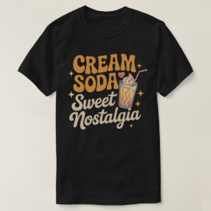 Cream Soda Söt Nostalgi, Gammal Skol Soda T Shirt