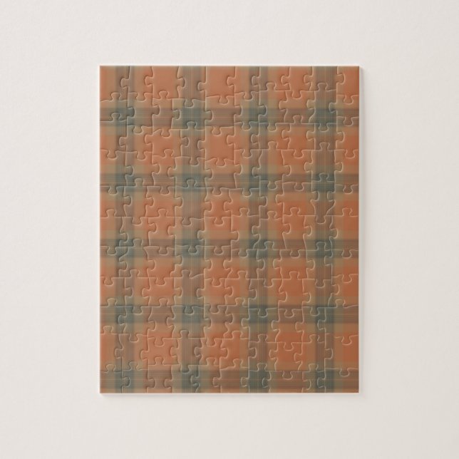 Cream Tartan Puzzle Pussel (Vertikal)