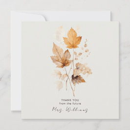 Cream Whispers of Fall Möhippa (tack) Inbjudningar