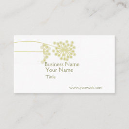 Cream White Professionell Minimalist Modern Elegan Visitkort