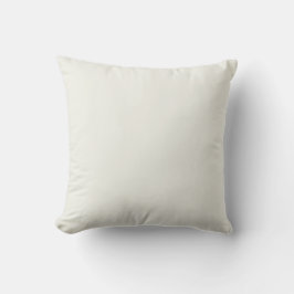 Cream White Solid Färg Kudde