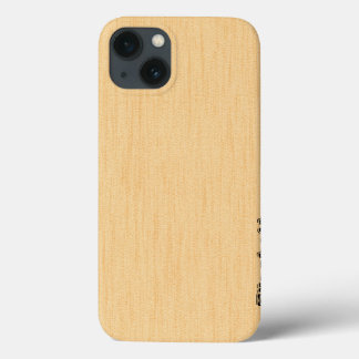Cream Wood Grain med Monogram