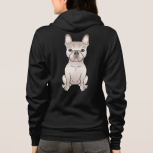 Creamfärgad fransk bulldog sitter t shirt