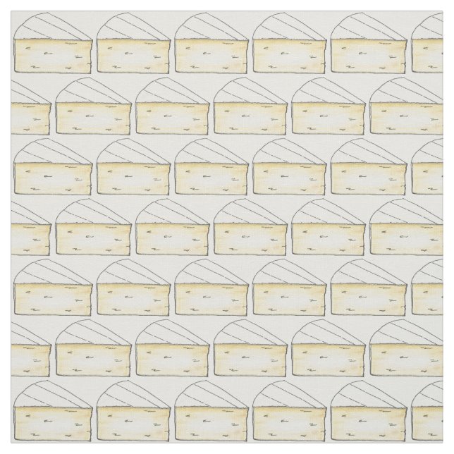 Creamy Brie Cheese Wedge Fransk Food Cooking Chef Tyg (Provkarta)