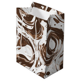 Creamy Brown Chocolate Swirls Birthday