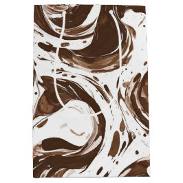 Creamy Brown Chocolate Swirls Birthday