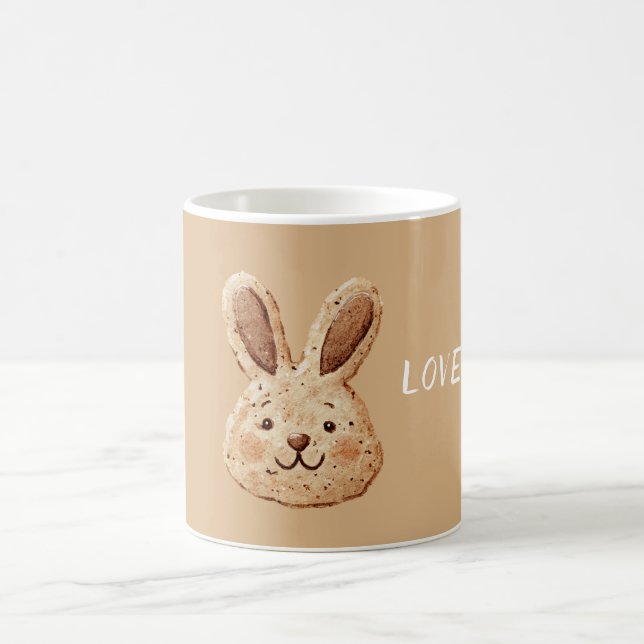 Creamy Bunny Face Cookie   Kaffemugg (Center)