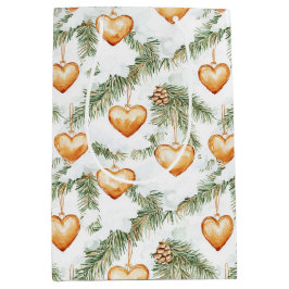 Creamy Caramel Hearts Christmas Tree Branches
