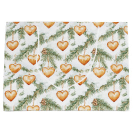Creamy Caramel Hearts Christmas Tree Branches