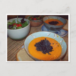 Creamy Carrot Soppa Vykort