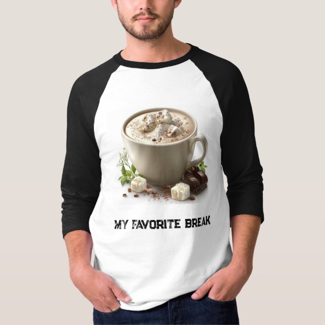 Creamy Cocoa with Marshmallows T Shirt (Framsida)