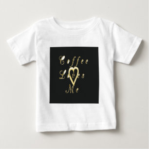 Creamy Coffee Älskare Design Tee Shirt