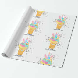 Creamy Dreamies Birthday Wrapping Paper Presentpapper