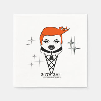 Creamy Dreamies Goth Gail dricksservetter Pappersservett