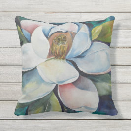 Creamy Magnolia Flower Kudde