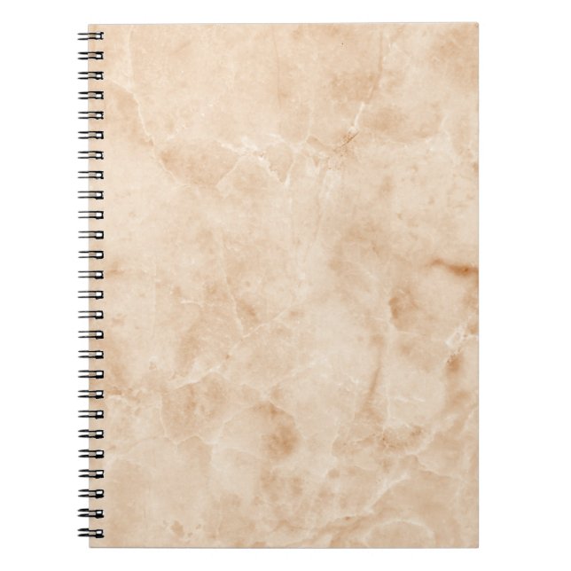 Creamy Marble Struktur Anteckningsbok (Framsidan)