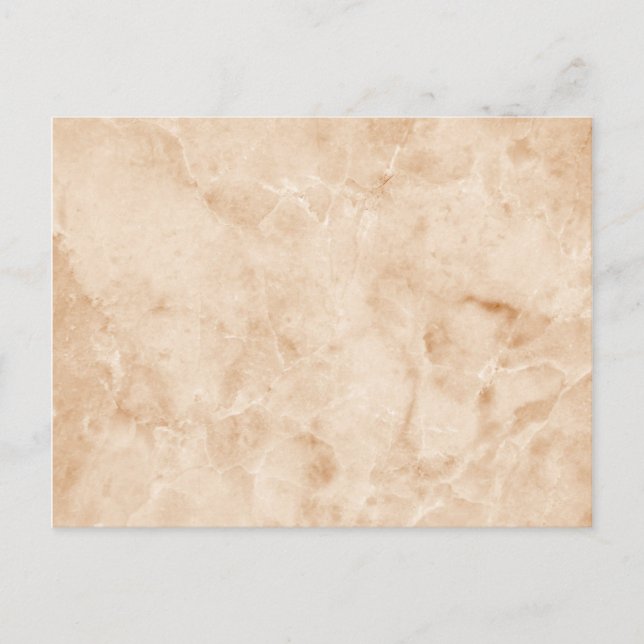 Creamy Marble Struktur Vykort (Framsida)