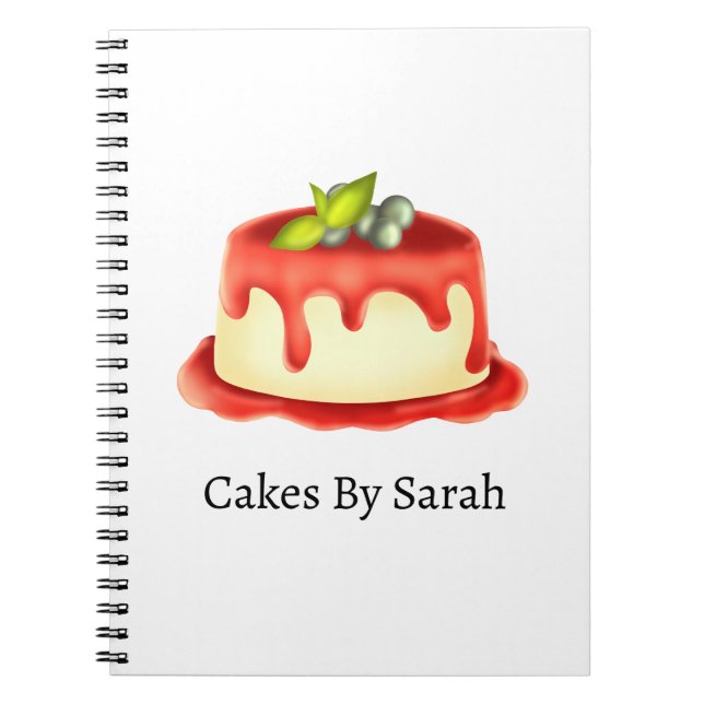 Creamy Panna Cotta Anteckningsbok (Framsidan)