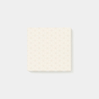 Creamy Peach Mönster Post-it® Notes, 3 tum x 3 tum Post-it Block