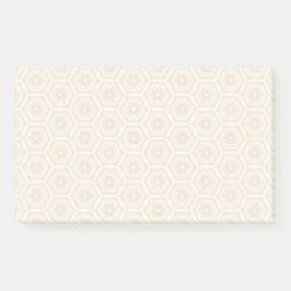 Creamy Peach Mönster Post-it Notes 6 X 10 Block