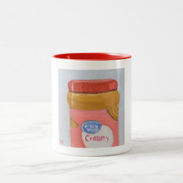 Creamy Peanut Butter Två-Tonad Mugg
