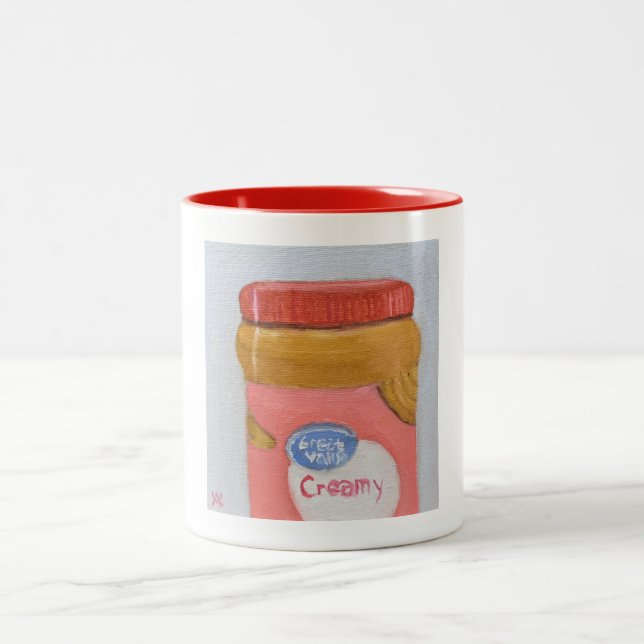 Creamy Peanut Butter Två-Tonad Mugg (Center)