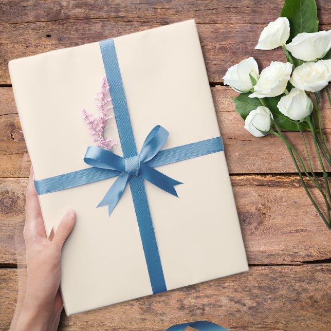 Creamy Pearl Solid Färg | Klassisk | ELEGANT Presentpapper (Skapare uppladdad)