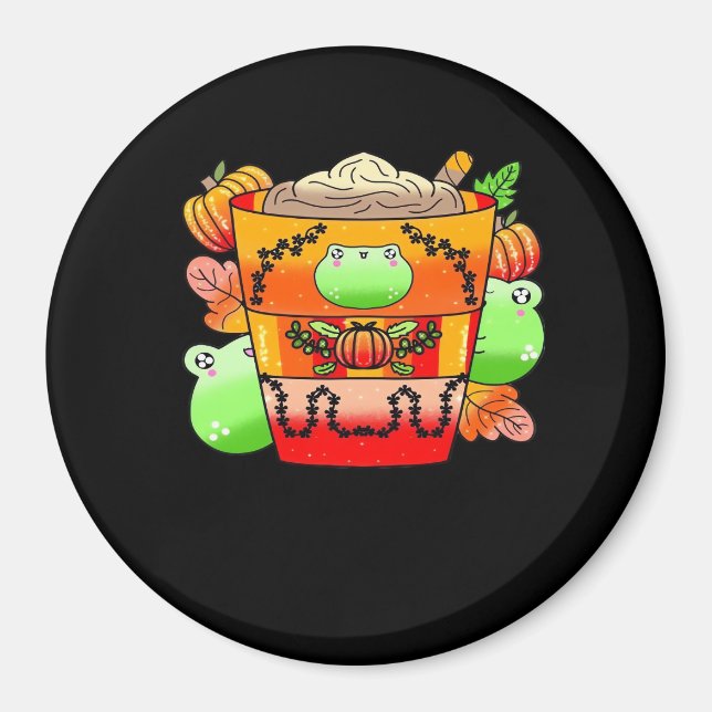 Creamy Pumpkin Spice Latte Season Magnet (Framsidan)