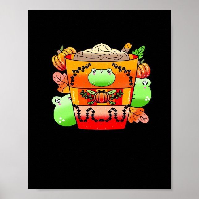 Creamy Pumpkin Spice Latte Season Poster (Framsidan)