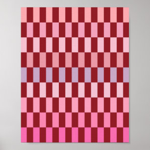 Creamy Rosa Rand 03 Cherry Poster